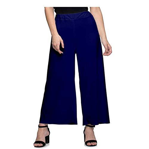 31fNWAeTxtL.jpg Regular Fit Women Multicolour Cotton Blend Sarina Palazzo (Pack of -1) - Image 1